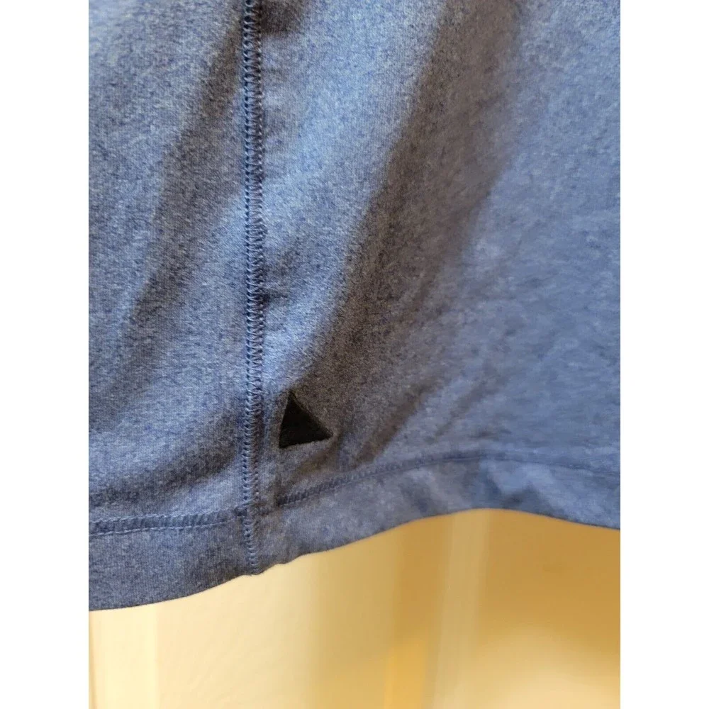 Untuckit Men's Size M Blue Short Sleeve Polo Polyester Spandex - Picture 3 of 7
